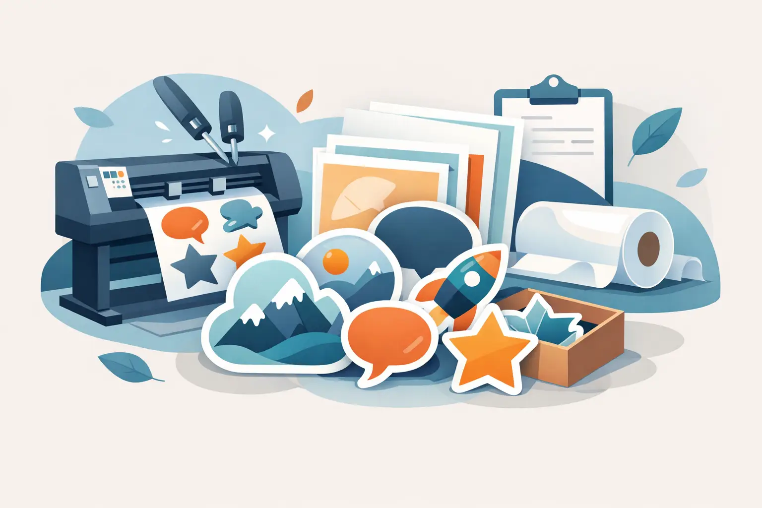 Die Cut Sticker Printing for Business Use