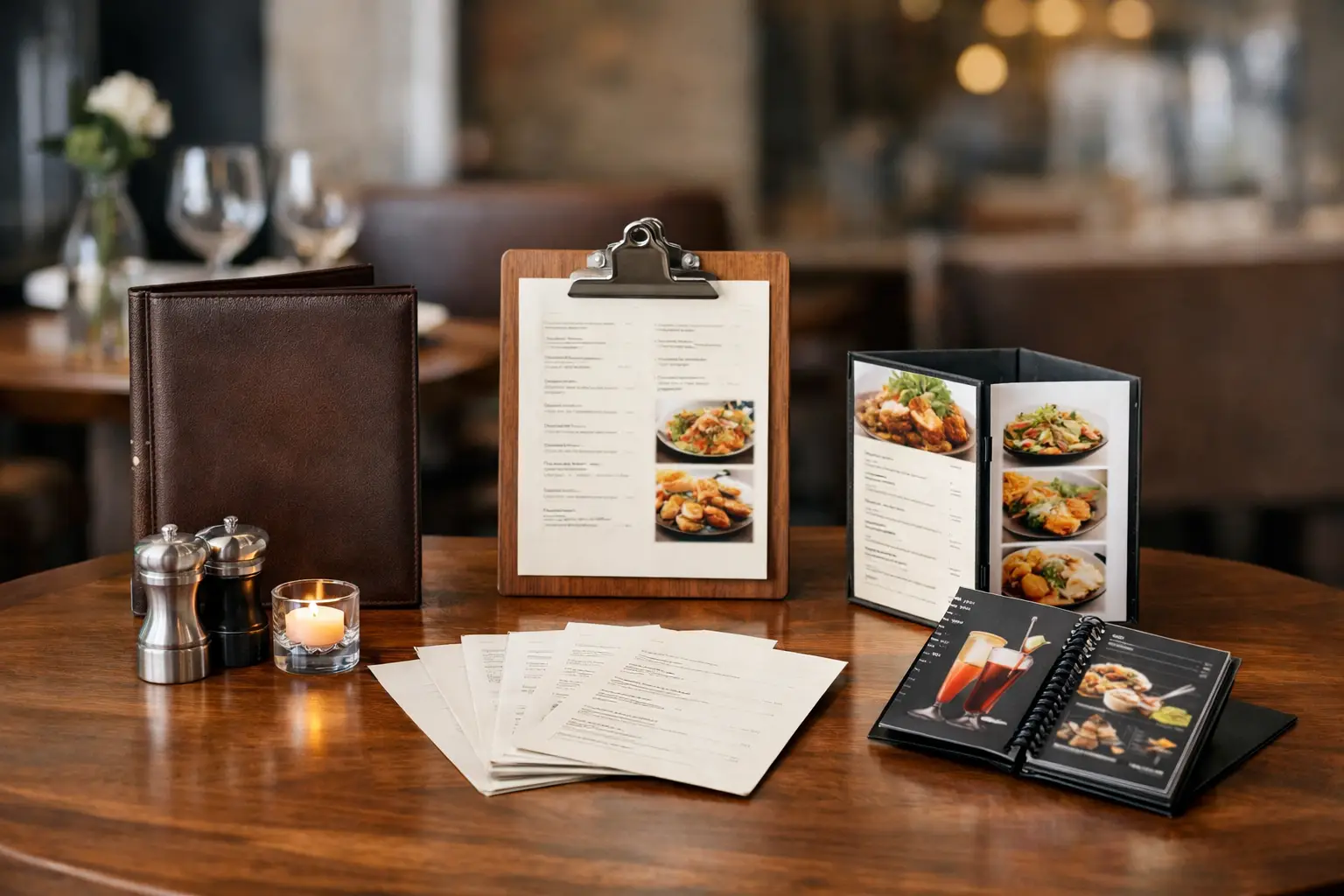 Restaurant Menu Printing Options That Fit Service