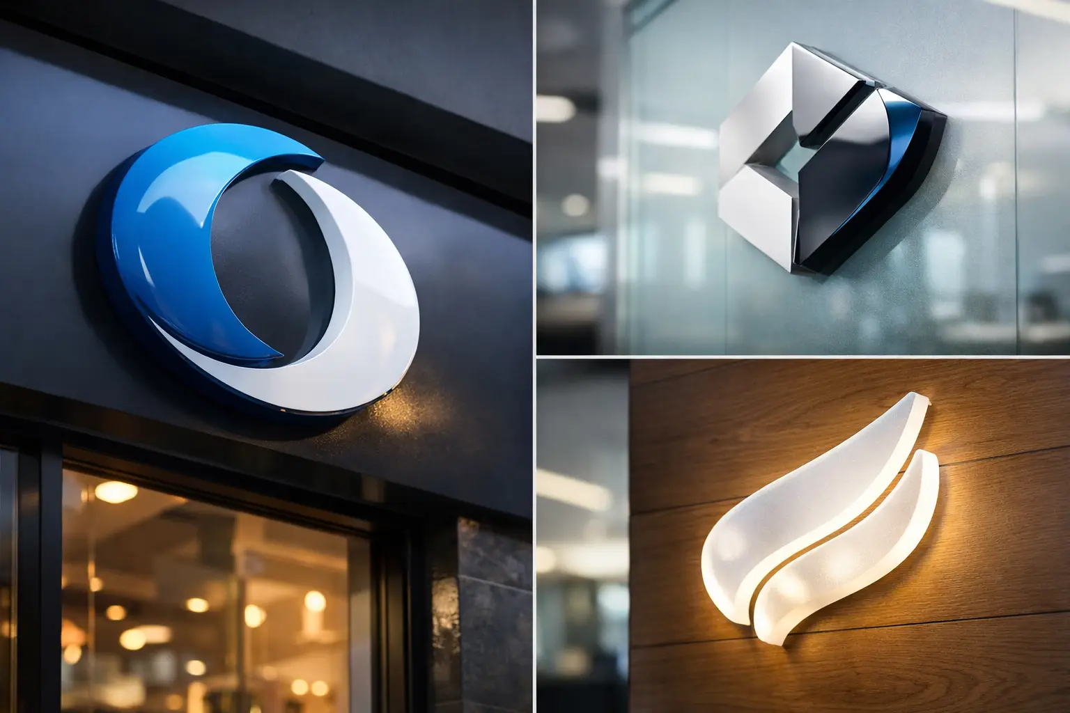 3D Acrylic Signboards for Stores and Offices