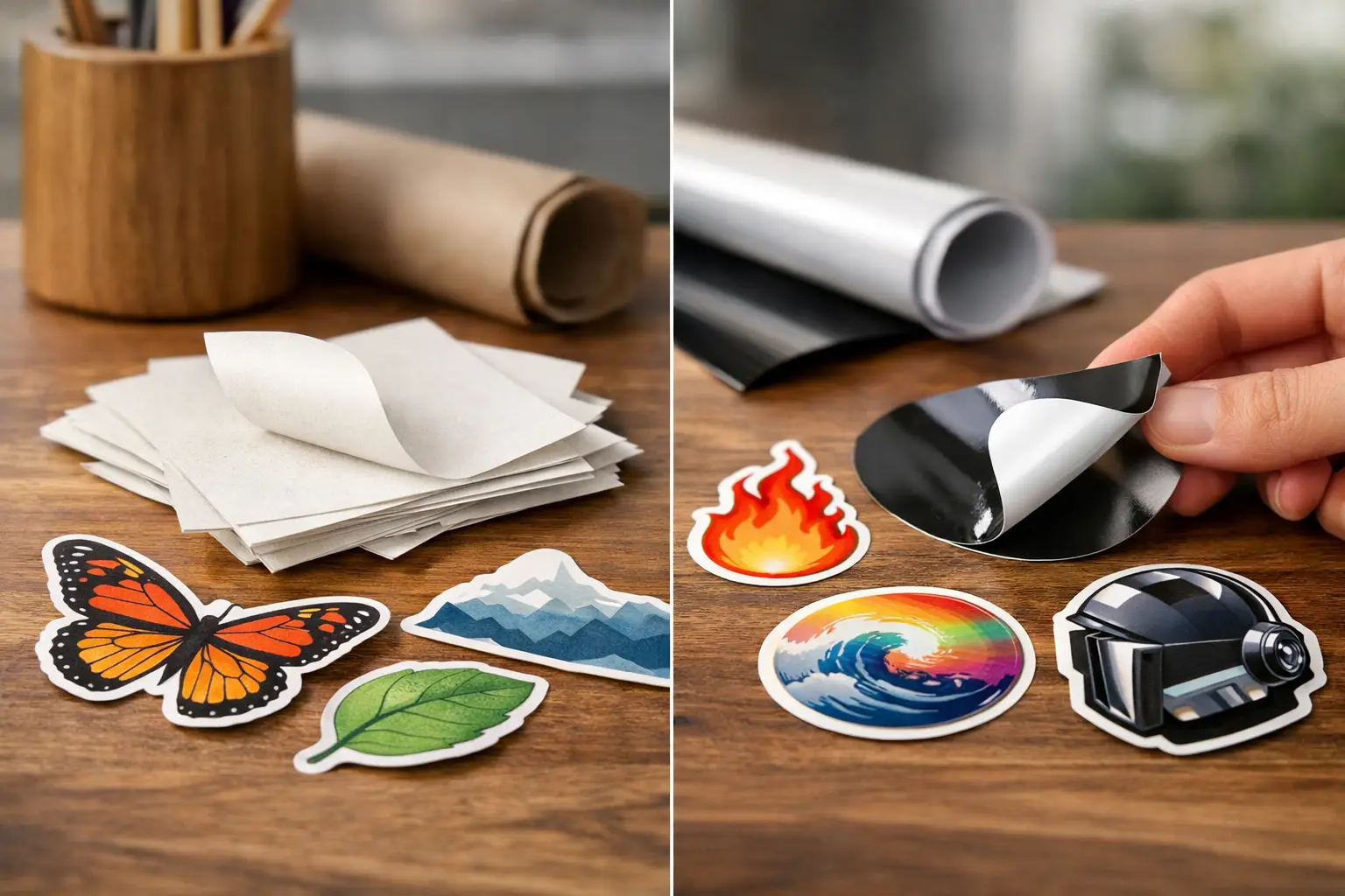 Paper Stickers vs Vinyl Stickers: Which Fits?