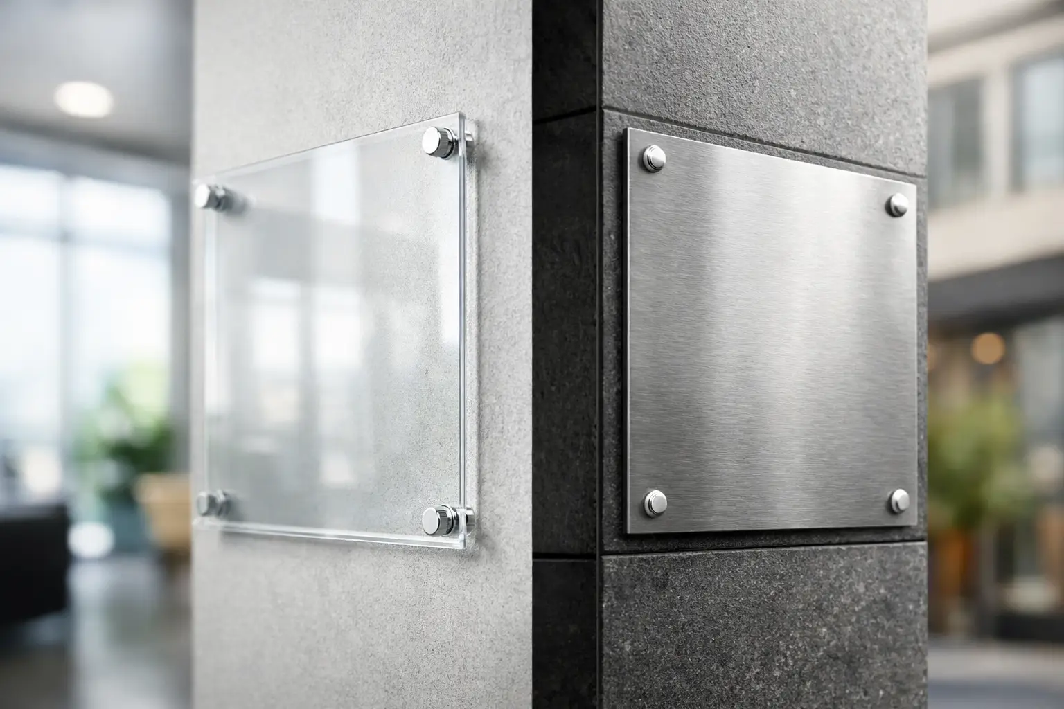Acrylic Signs vs Metal Signs for Business